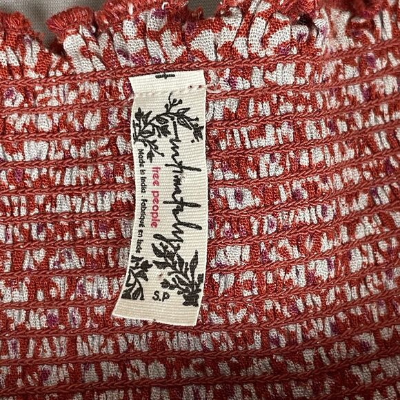 Free People Gabriella Slip Dress Women’s Small Terracotta Whimsical Bohemian - Picture 6 of 16